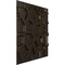 Ekena Millwork 19 5/8in. W x 19 5/8in. H Dublin EnduraWall Decorative 3D Wall Panel Covers 2.67 Sq. Ft. WP20X20DUCDB - alternate 3